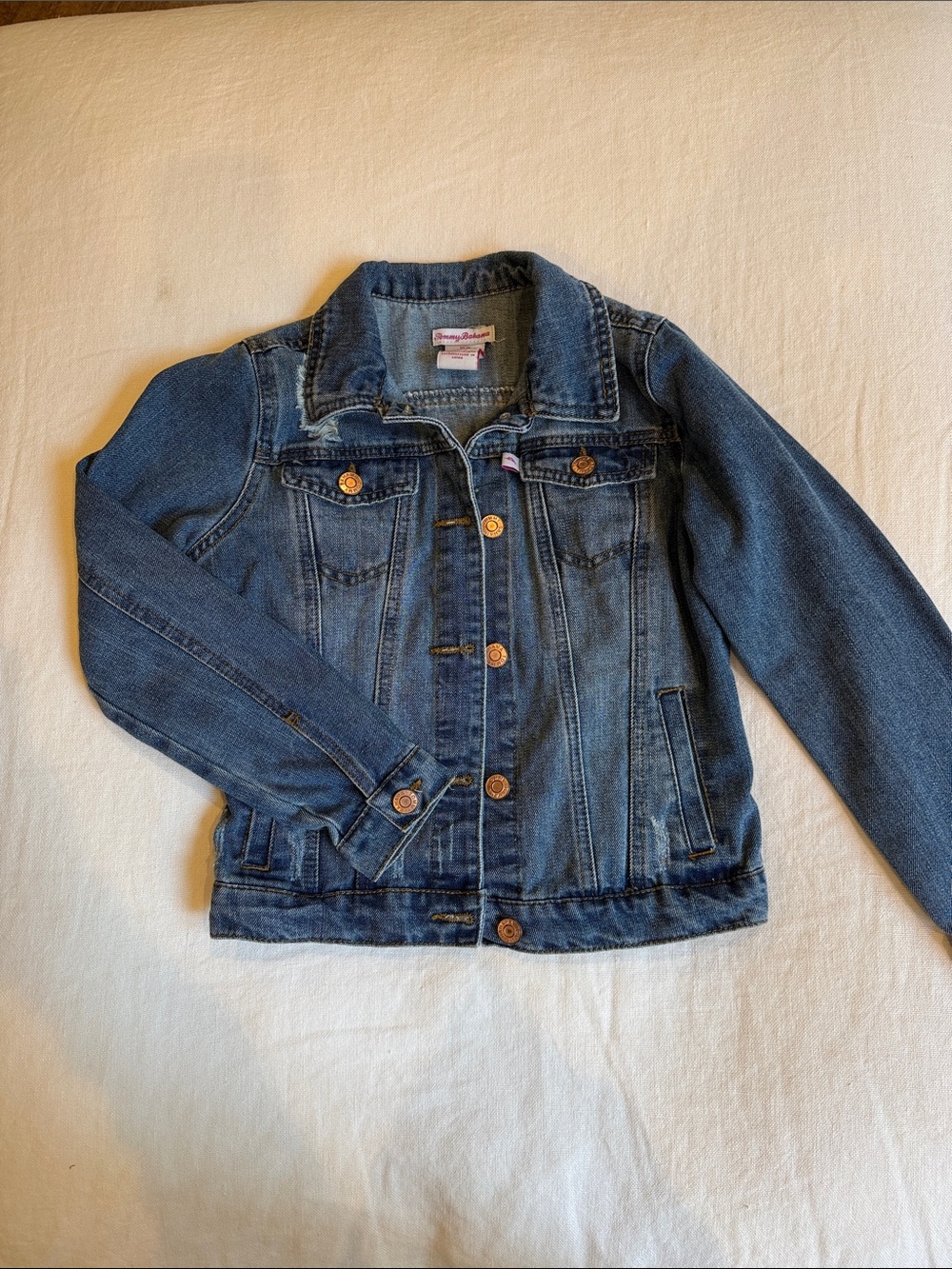 Tommy Bahama Kids Blue Denim Jacket with Button Front